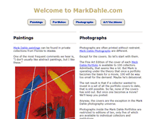 Tablet Screenshot of markdahle.com